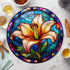 Lily Circular Glass Suncatcher Worktop Saver